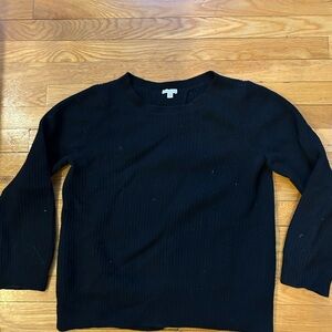 Cuyana Women’s Classic Black Crewneck Sweater